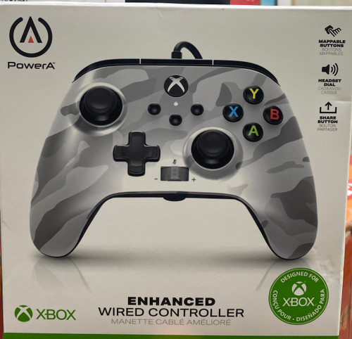 کنترلر (دسته) حرفه ی ایکس باکس PowerA طرح ارتشی طوسی