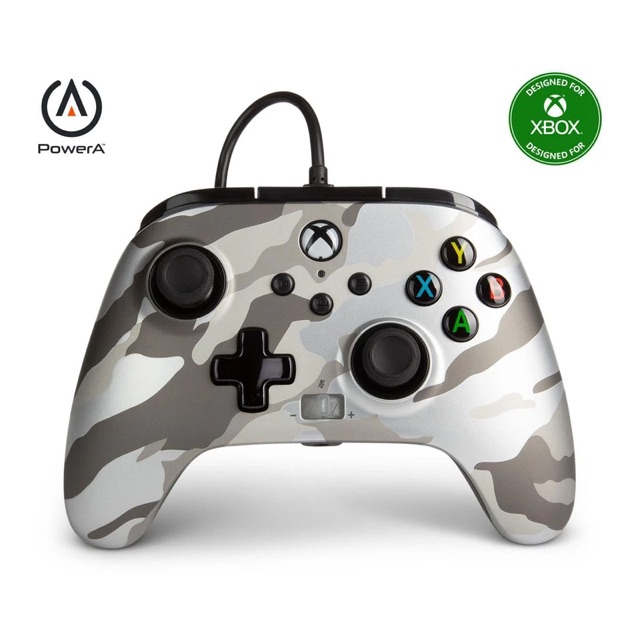 کنترلر (دسته) حرفه ی  ایکس باکس PowerA طرح ارتشی طوسی