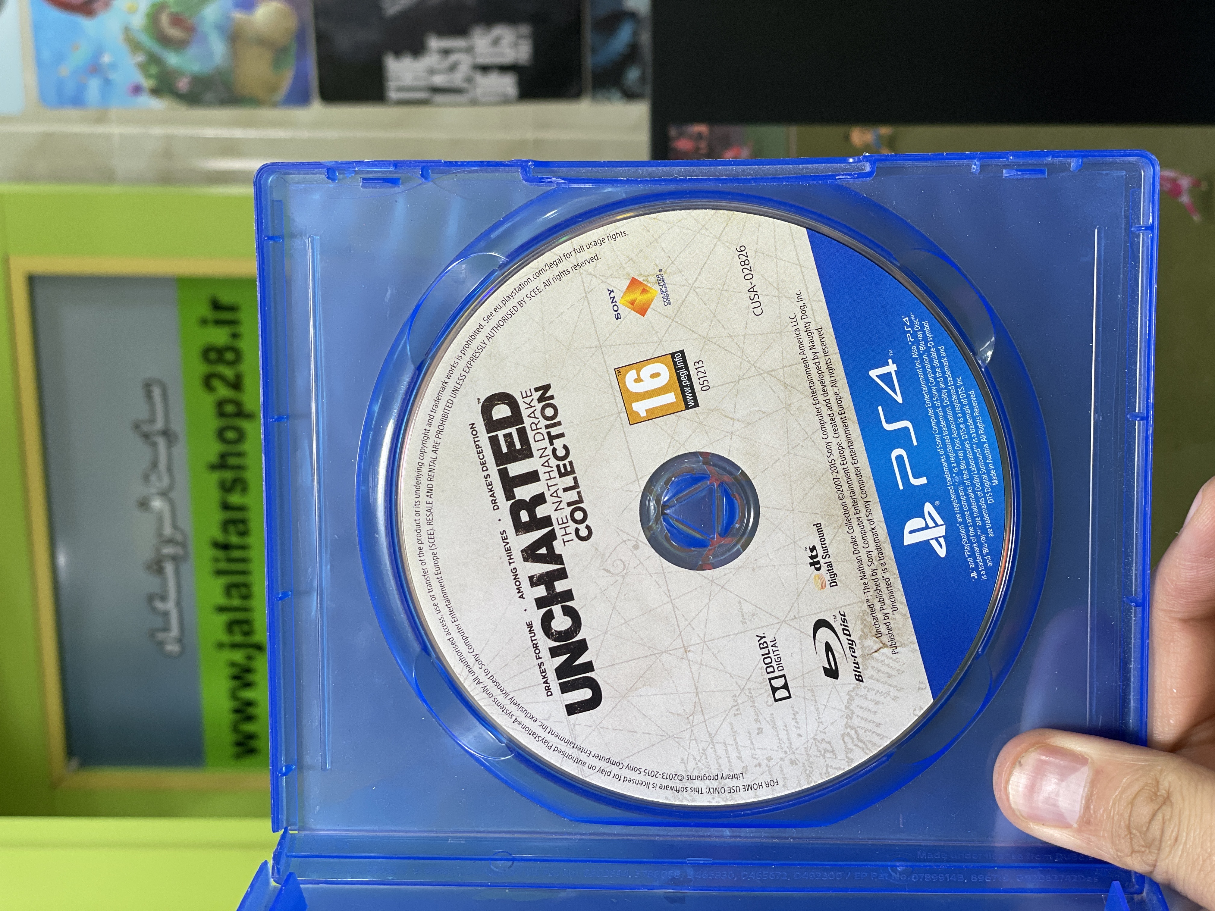 دیسک کارکرده بازی Uncharted The Nathan Drake Collection